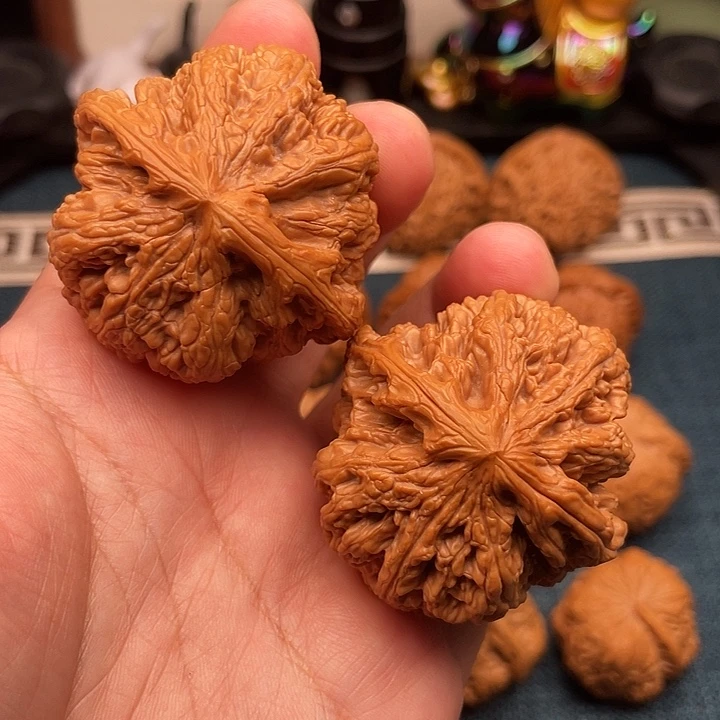 文玩核桃把件45尺大粗筋