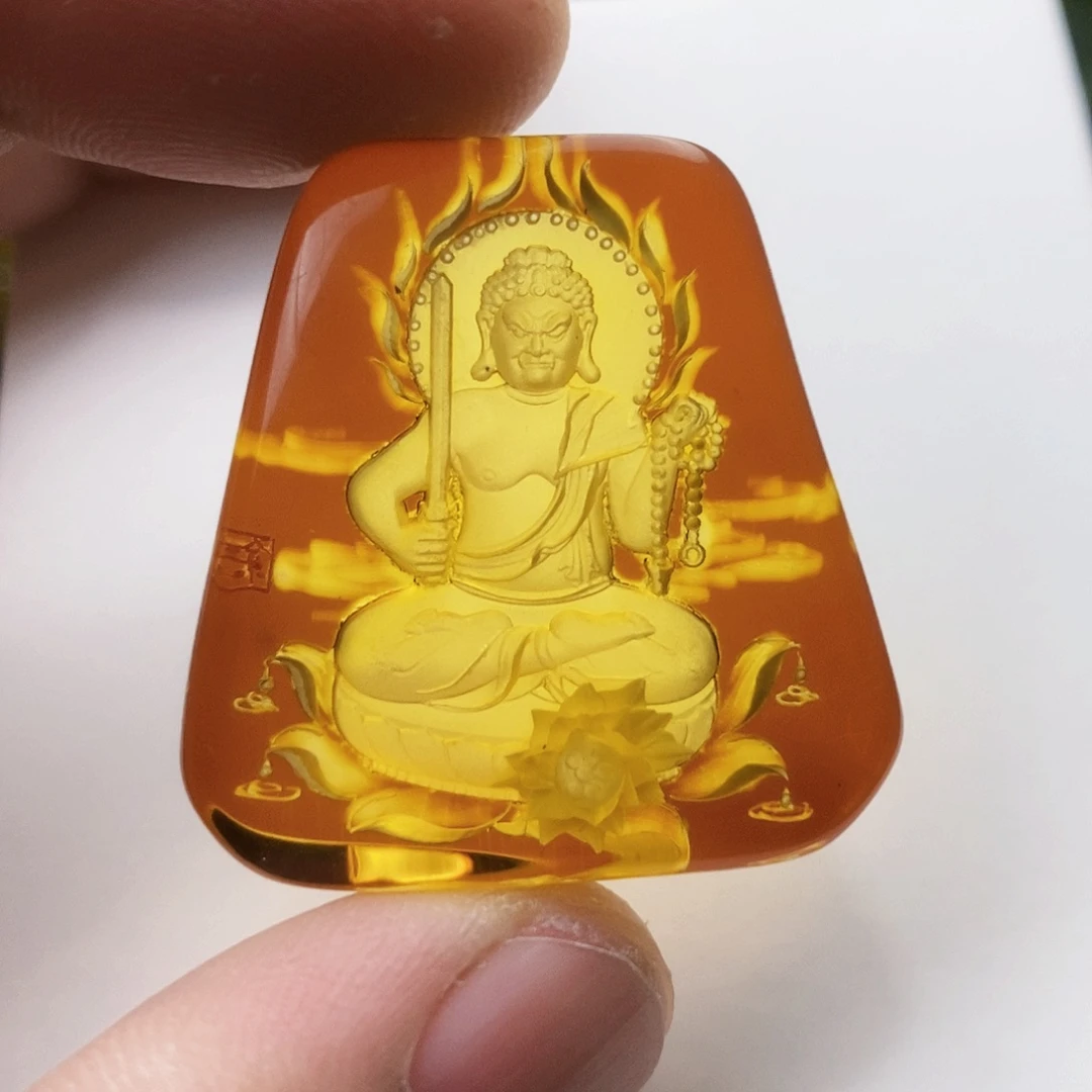【闪购商品】金珀吊坠(不含链)未镶嵌