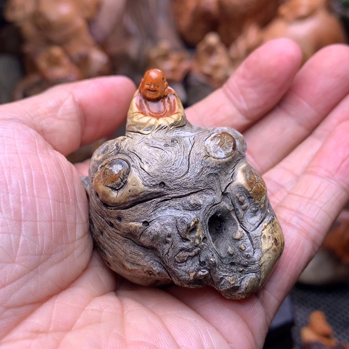 柏木（崖柏）崖柏陈化料手把件