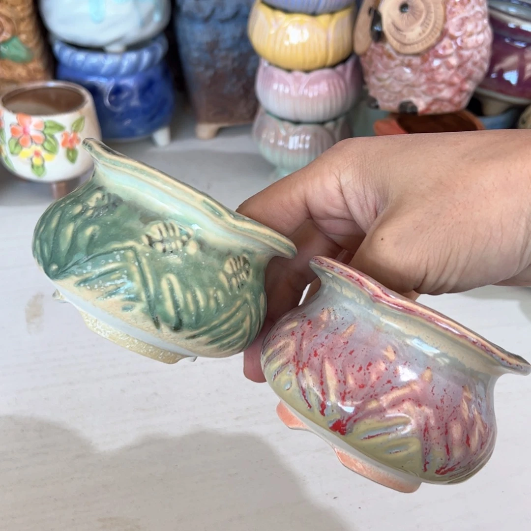 陶瓷多肉小花盆@@1303