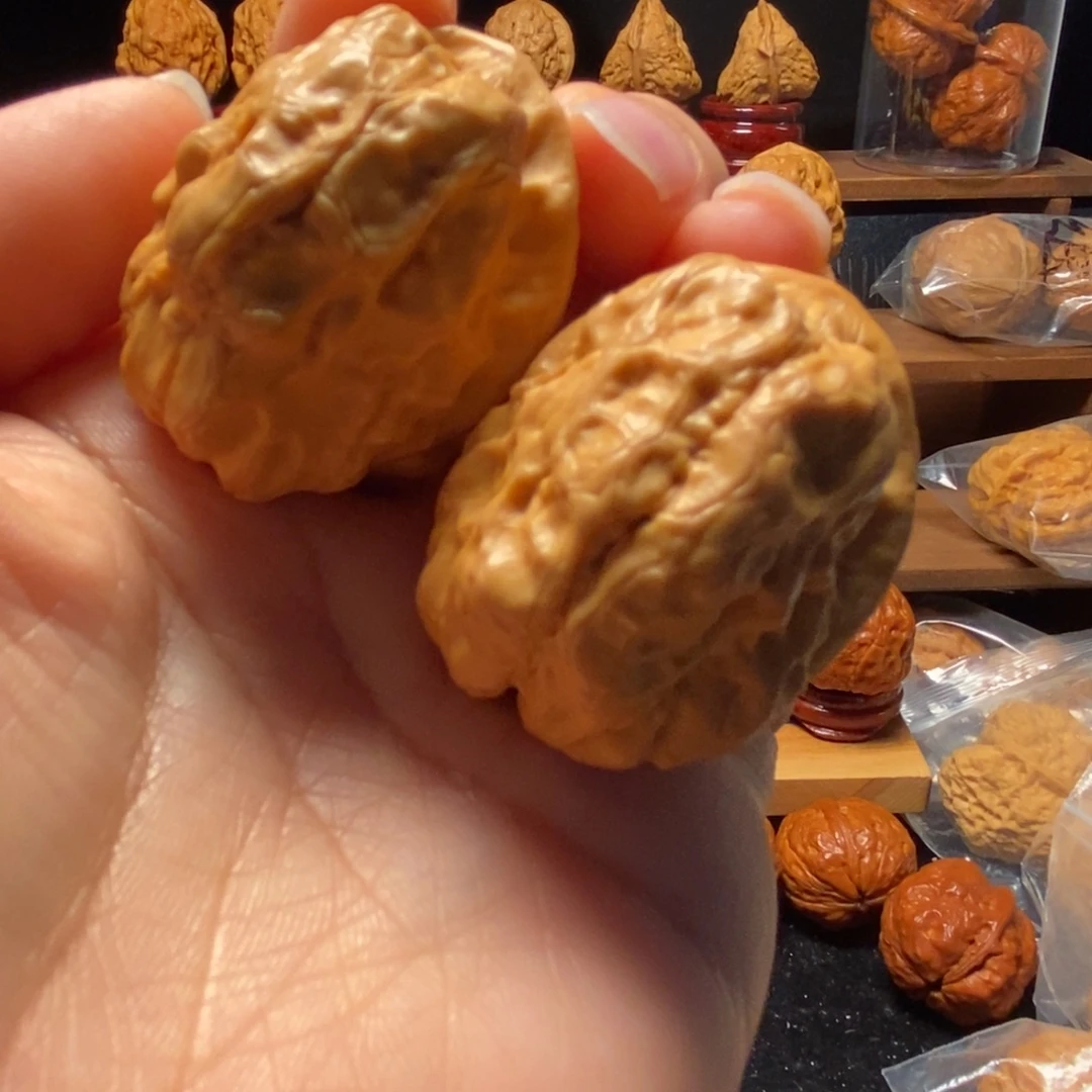 文玩核桃把件貔貅蟾42尺