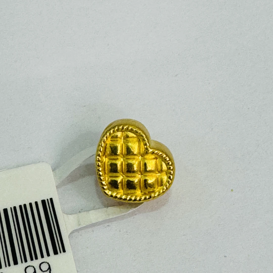 【思思专享】 足金999饰品 爱心吊坠 0.99 GP