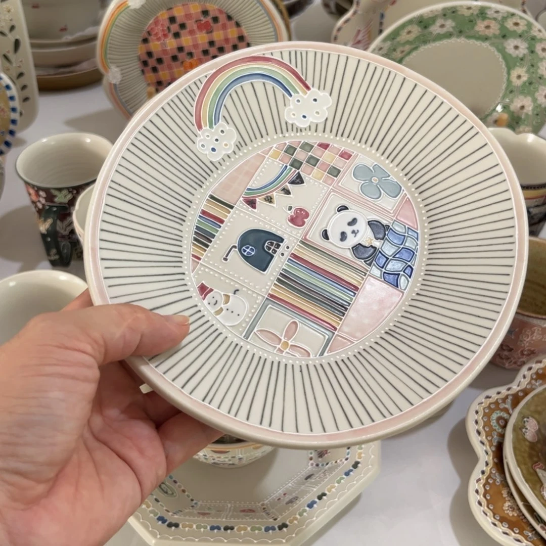 瓷片眸*灰G预定手工制作工艺