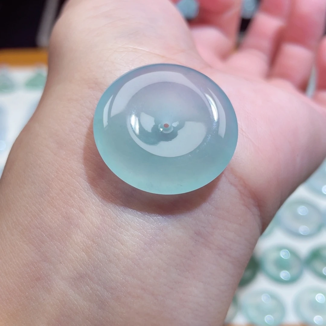 颈饰未镶嵌翡翠扣子