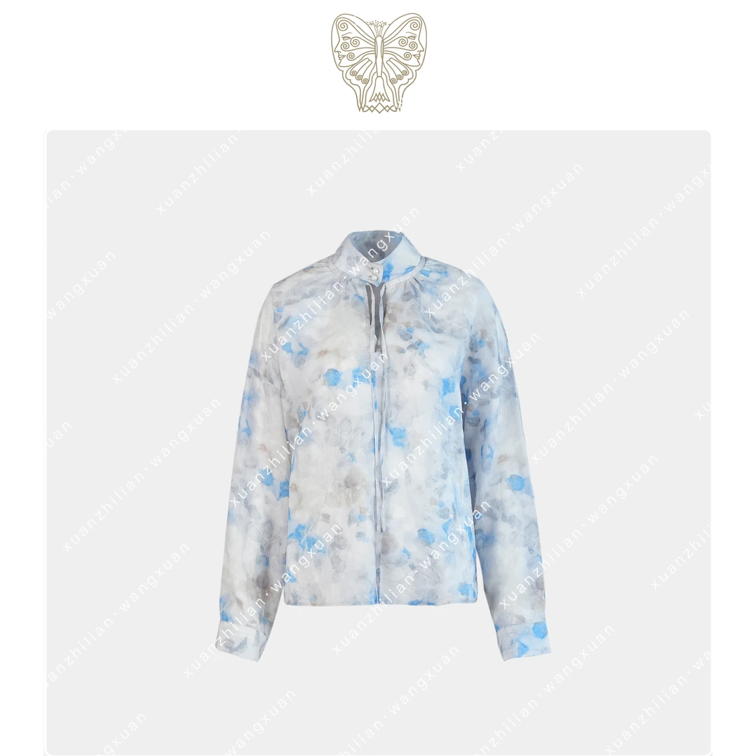 冰心衫 苎麻+莱赛尔新款王璇原创设计