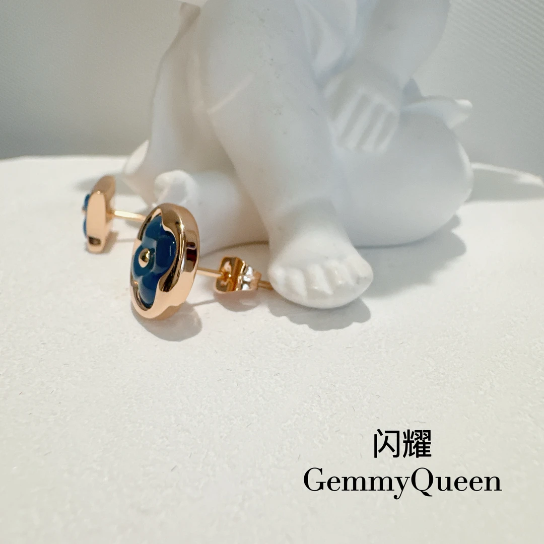 钛钢贝壳耳饰 闪耀GemmyQueen耳环GQ01776