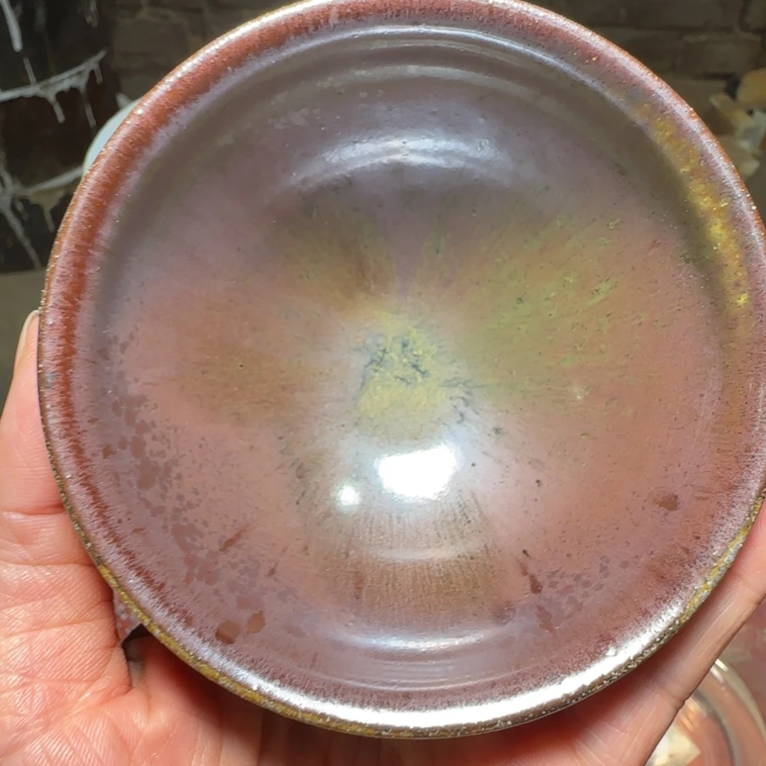 柴烧建盏茶盏茶杯484