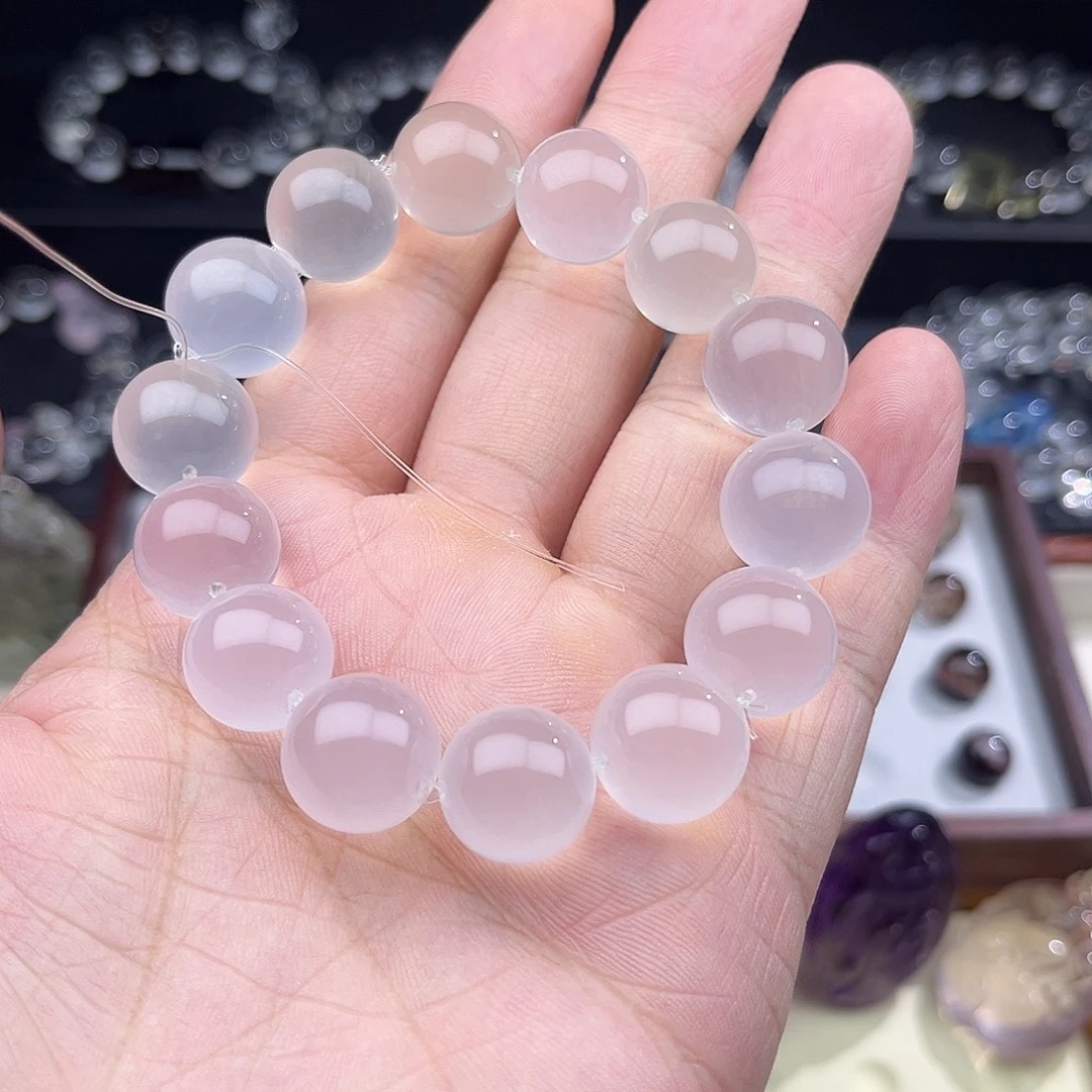 未镶嵌手链水晶奶白晶