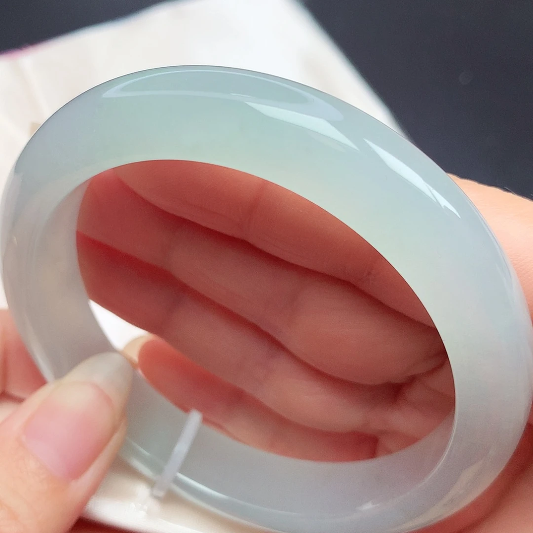 翡翠手镯未镶嵌59.5圈口