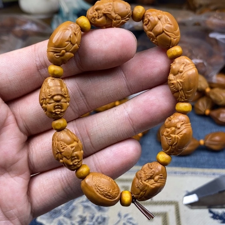 橄榄核手串/手链橄榄核雕工艺手串