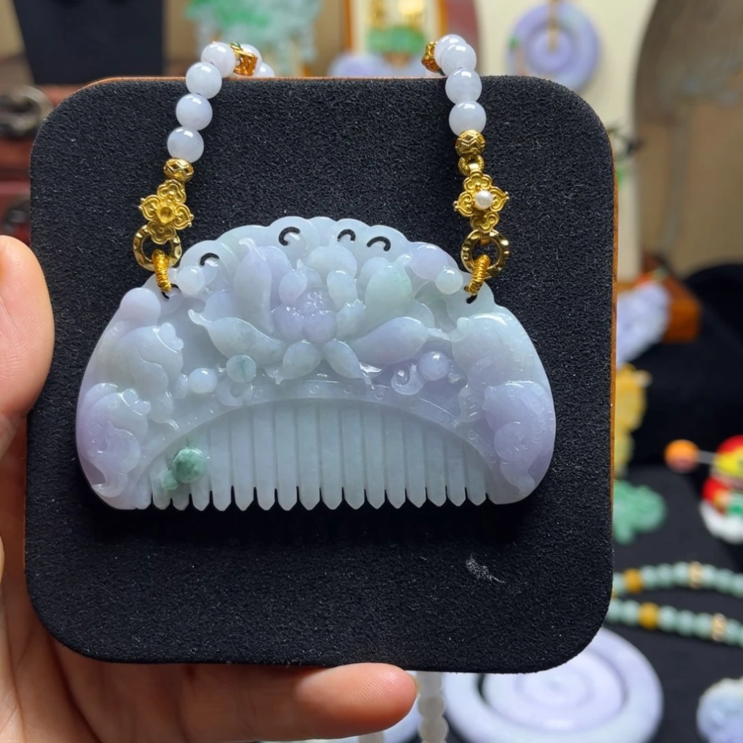 颈饰未镶嵌翡翠天然翡翠