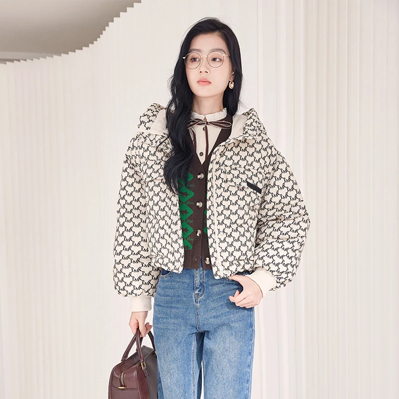 【直播专享】Y3111956羽绒服 香影面包服羽绒服女短款2024冬季新款