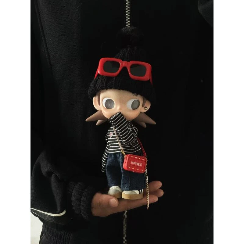 zsiga可动人偶1/8向往之处bjd娃衣嘎子姐条纹卫衣着替姜饼人圣诞