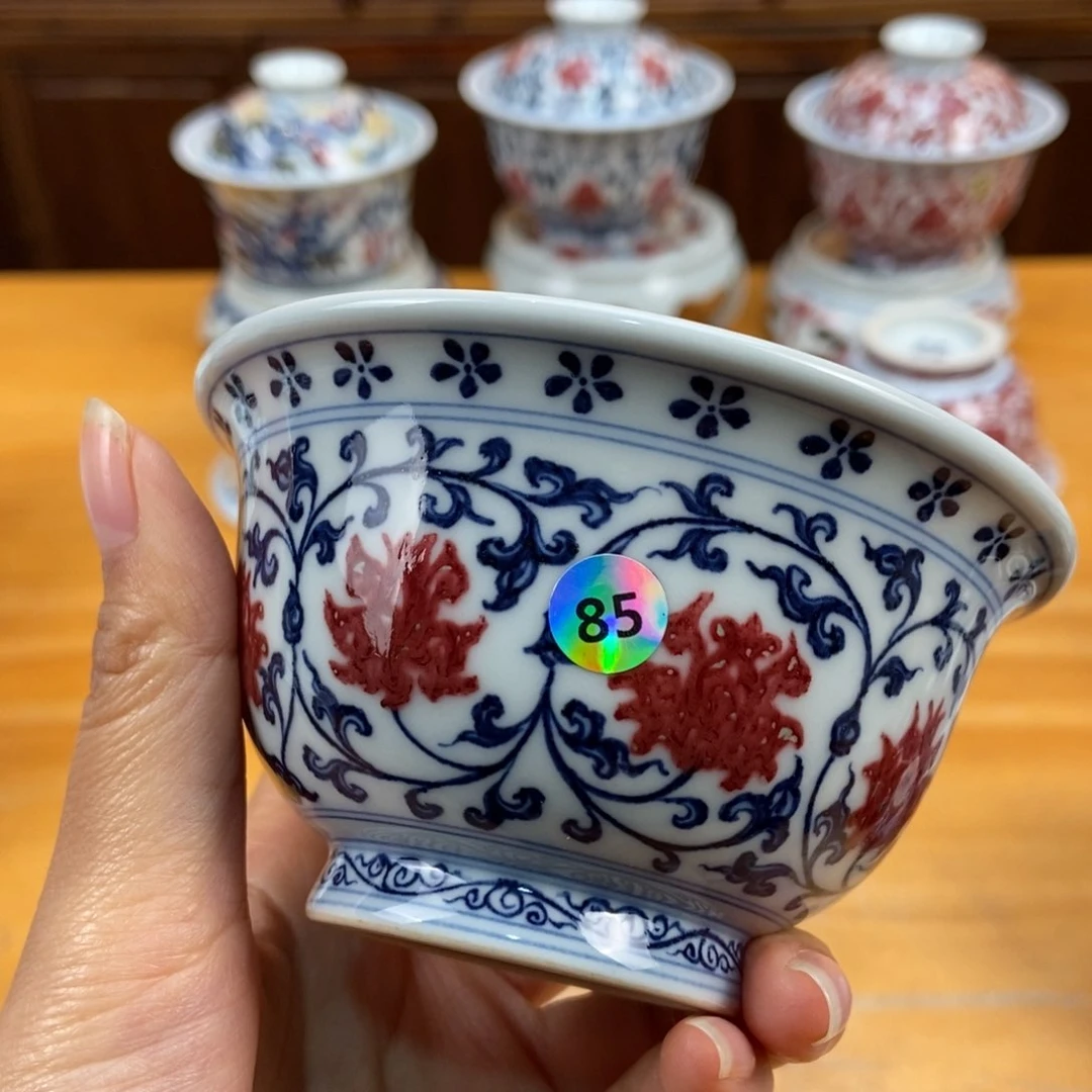 手绘现代茶具非古董