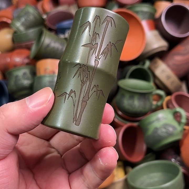 紫砂茶杯全手工紫砂主人杯