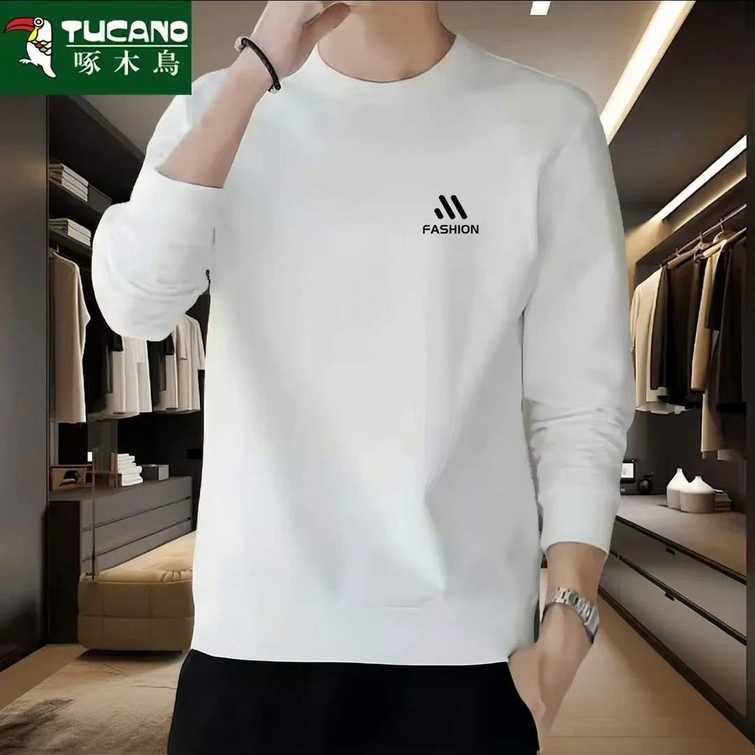 啄木鸟卫衣2025新款秋冬款男款爆款春秋加厚重磅高端青少年潮牌男