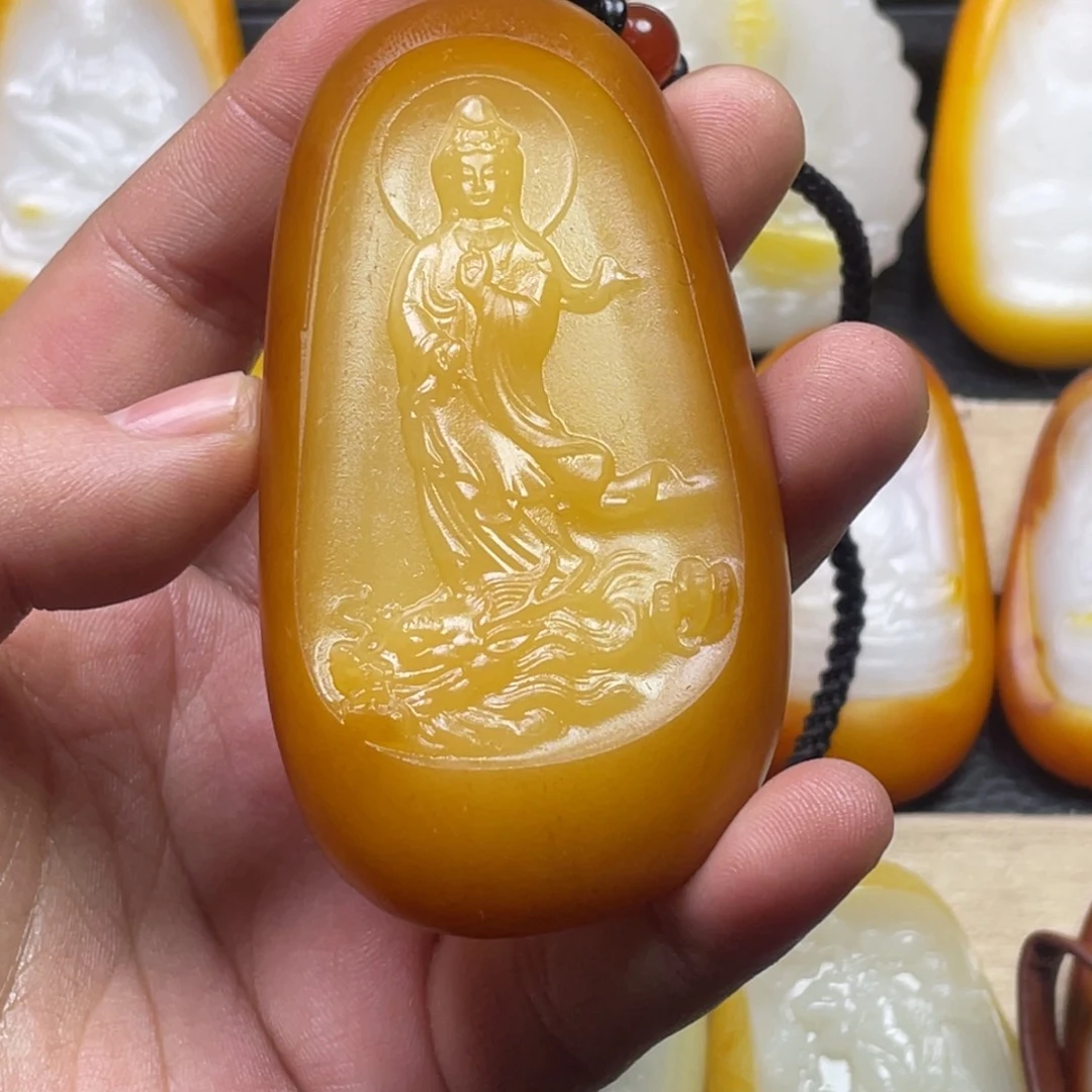 北***北和田玉未镶嵌颈饰