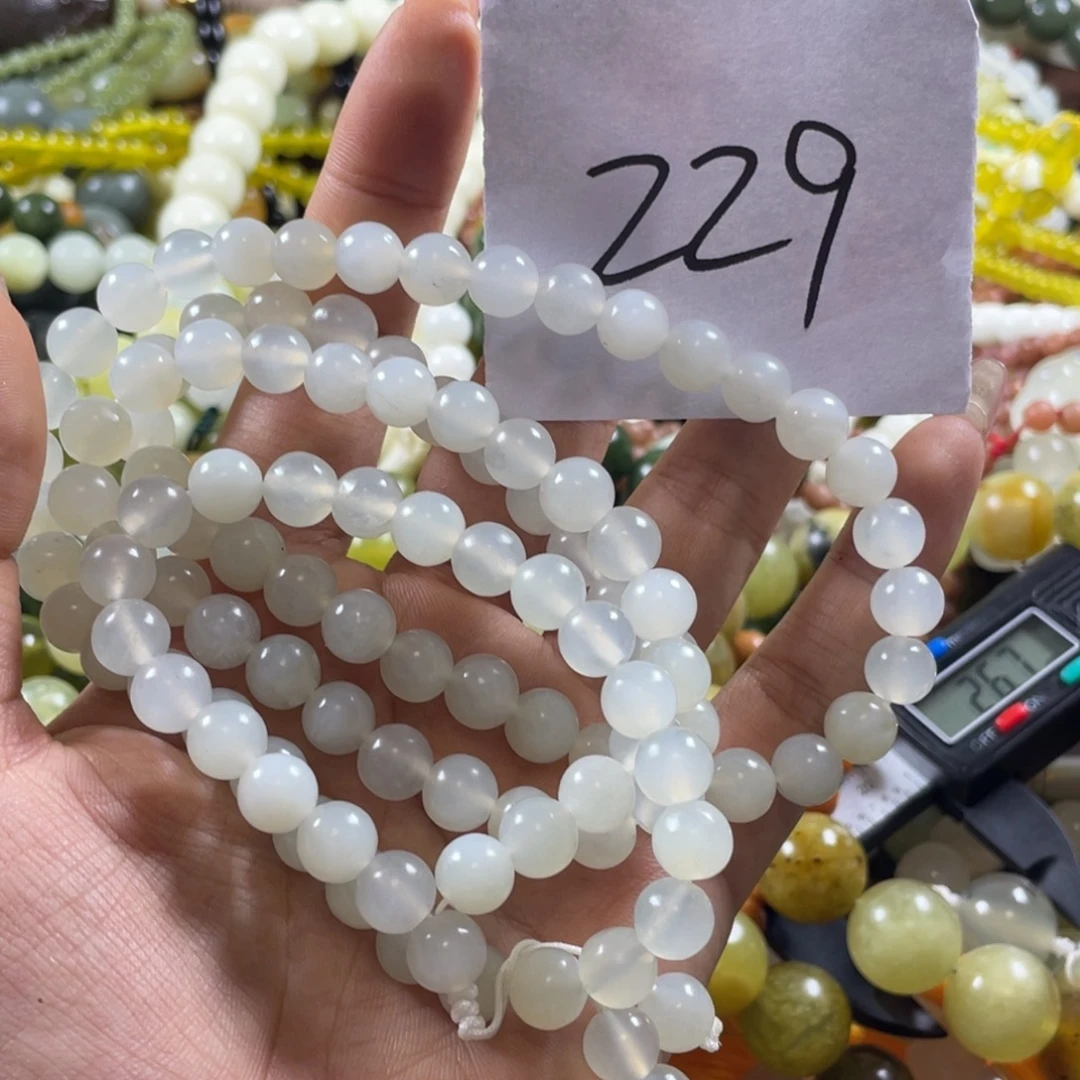 饭****蛇纹石玉未镶嵌手串