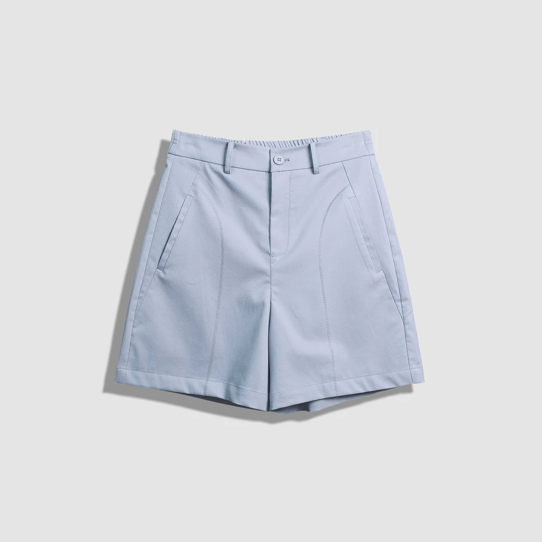 【菲儿】[四分裤]高级感气质时尚A字显瘦短裤-K17780