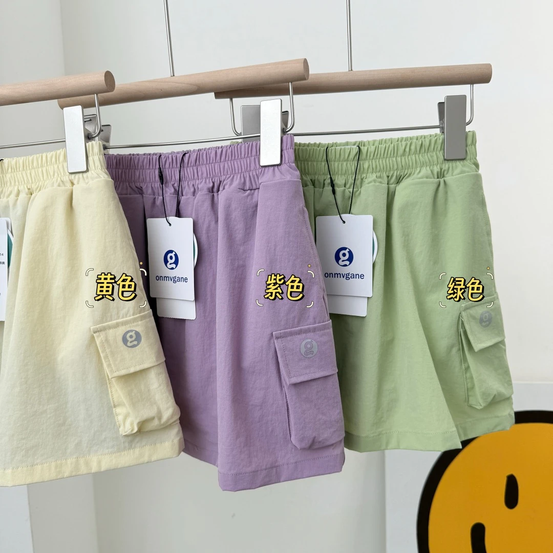 （6011）25年夏季新款女童A版工装风半身裙百搭休闲韩版松紧腰裙裤