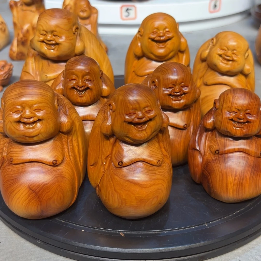 木用****5太行崖柏弥勒佛