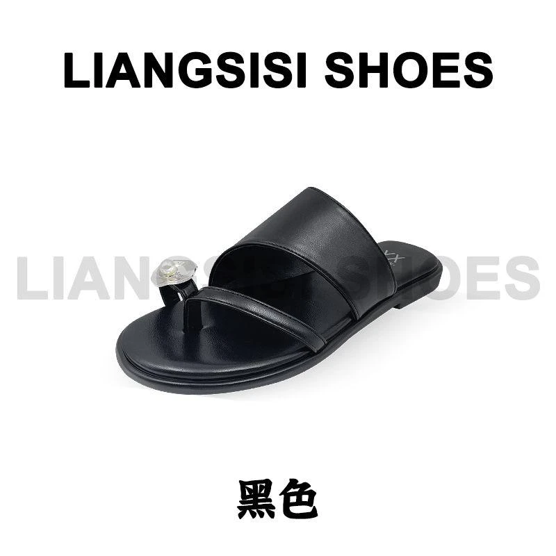 梁思思SHOES【珍珠人字拖】高级百搭休闲时尚套趾简约女鞋-5070