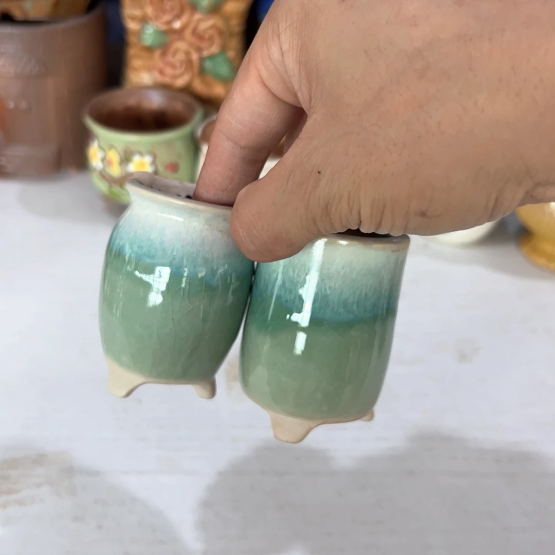 陶瓷多肉小花盆@@1946