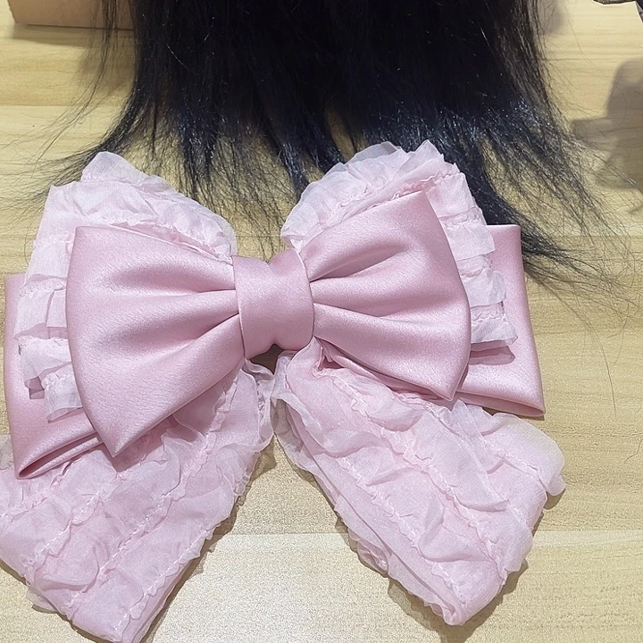 铁合金布艺蝴蝶结发夹
