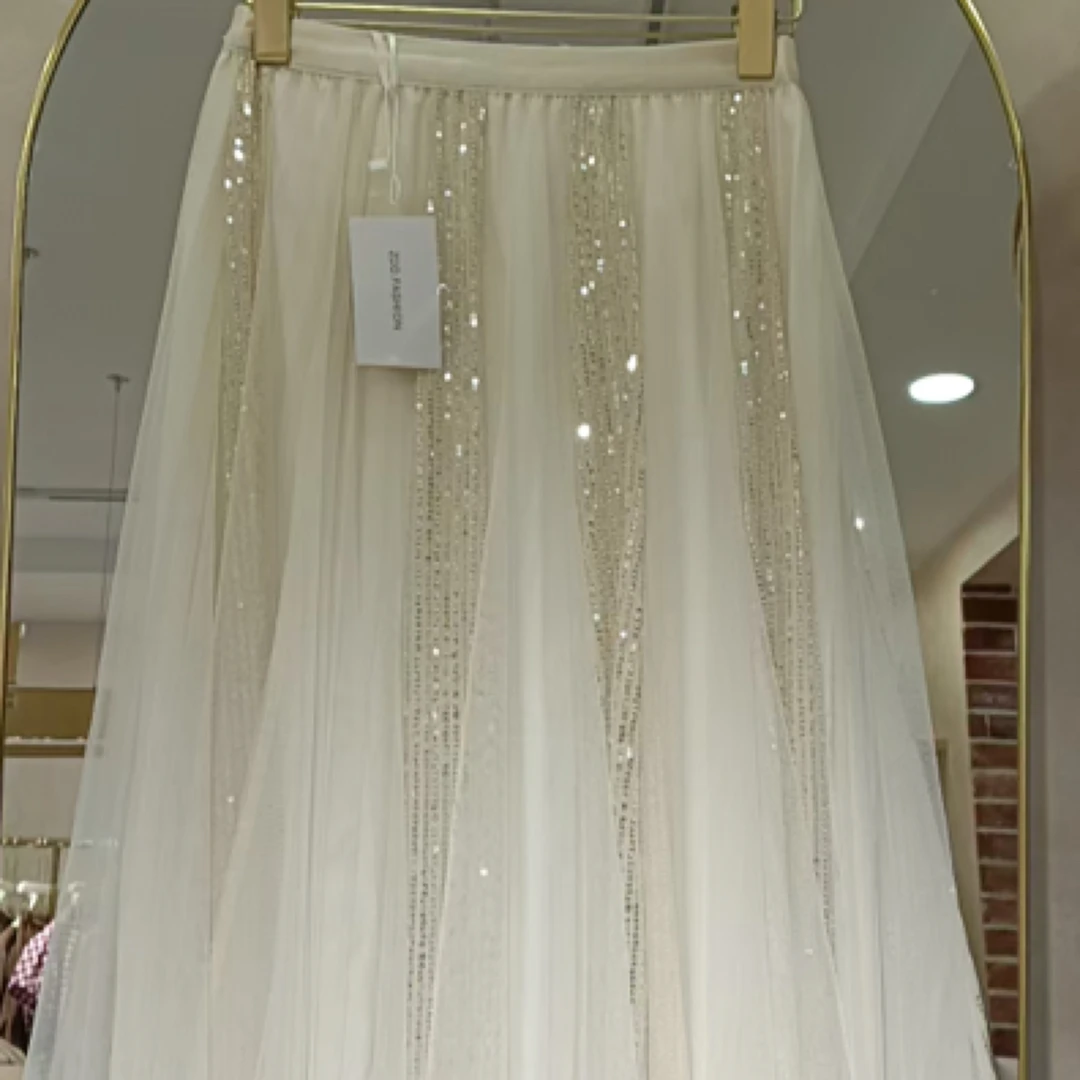 高端时装仙仙纱半裙