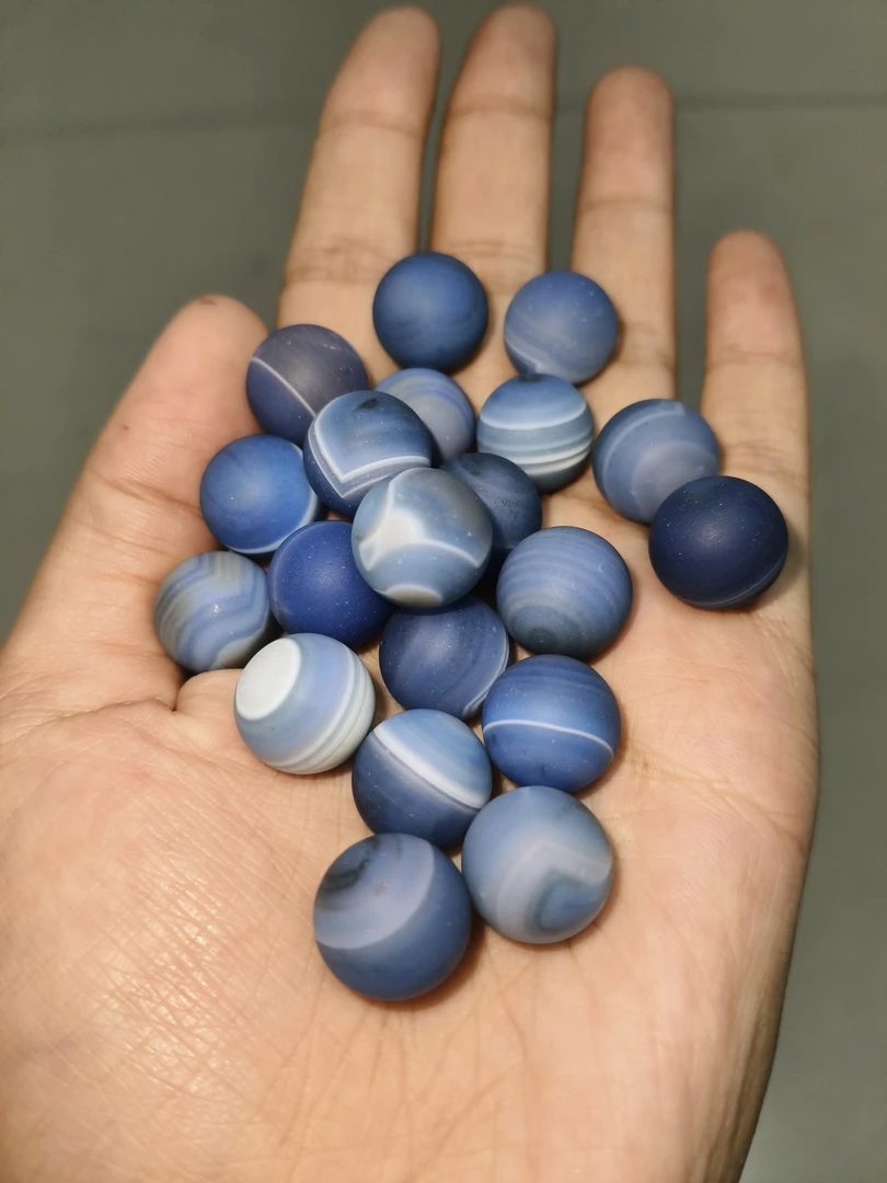 婷婷卡14mm条纹玛瑙哑光磨砂珠子多样性发一颗