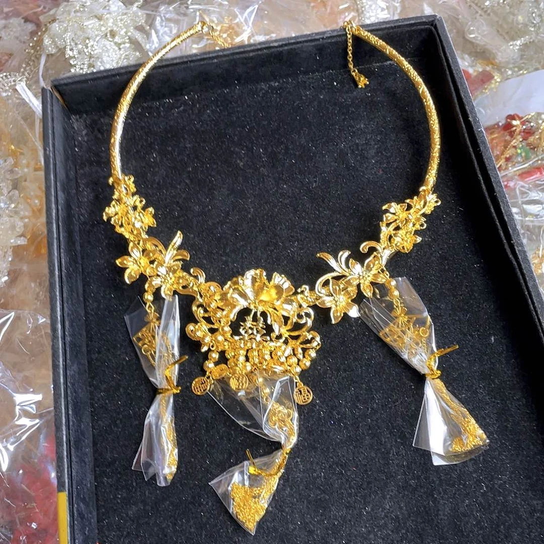 混合材质新娘头饰不售后不退换默认瑕疵