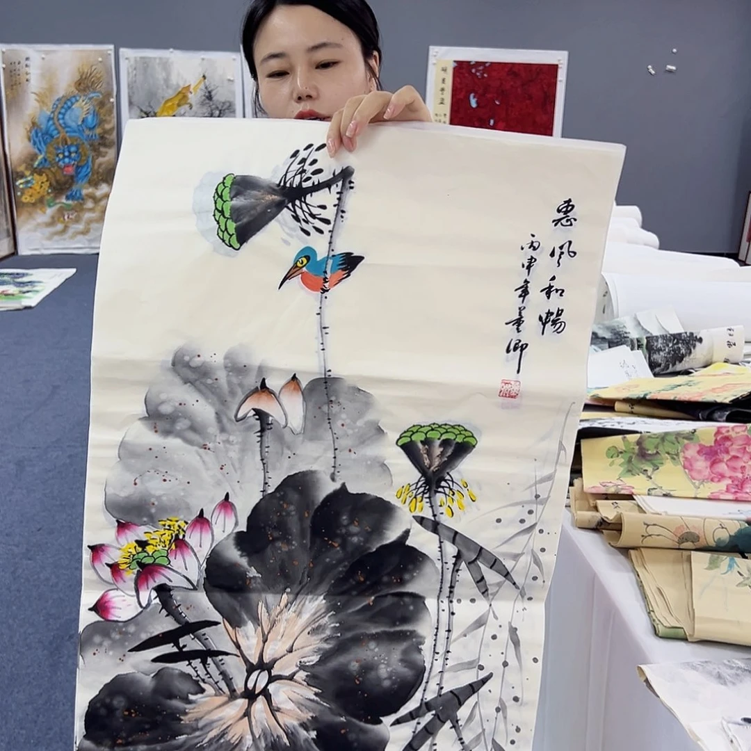 国画事事顺心如意万事如意