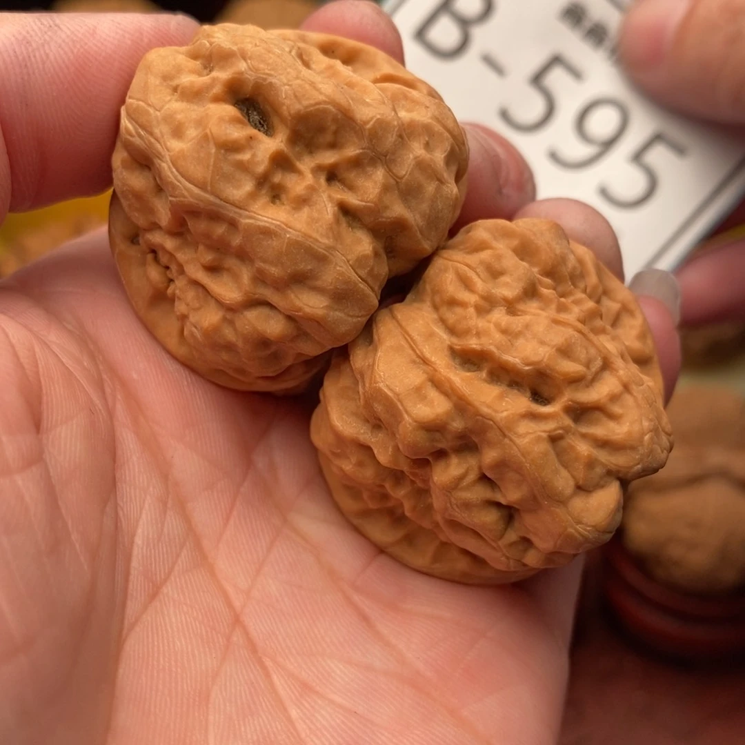 文玩核桃把件开背蛙35