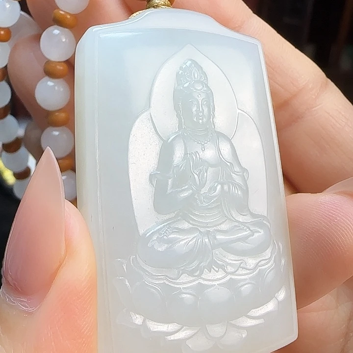 和田玉未镶嵌颈饰定制发货