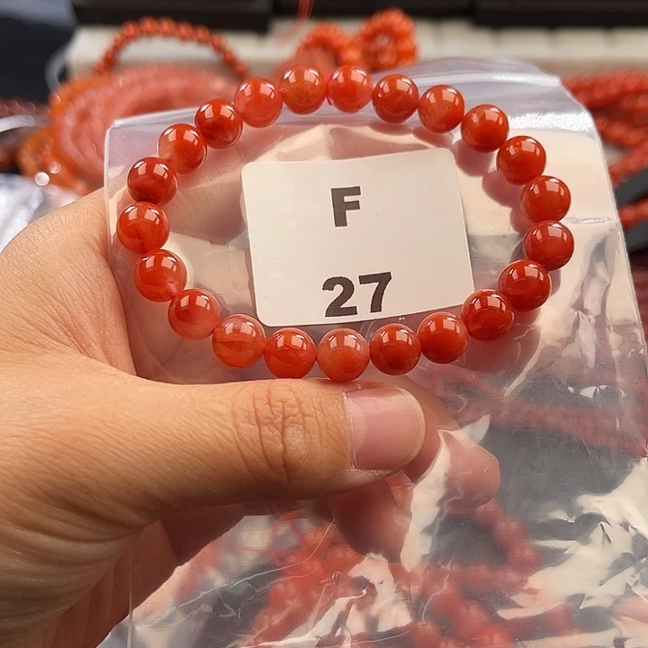 南红玛瑙未镶嵌多样性发货默认微瑕8mm