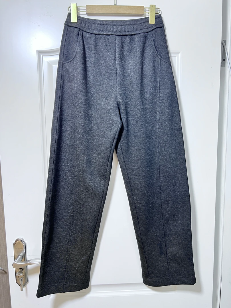 【老板娘严选】2025新款冬季时尚加绒百搭弯刀裤K025