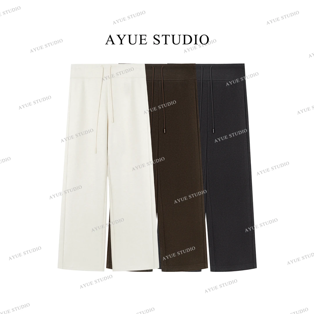 AYUE「温间」高腰明线三色垂感裤AY2SQCY2018