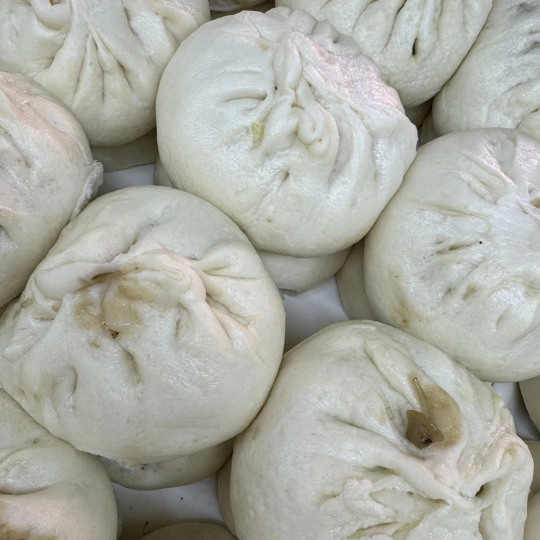 【青椒茄子馅包子-10个装】鲜茄子 现做现发！手工制作，家一样的味道！（约重1000克）