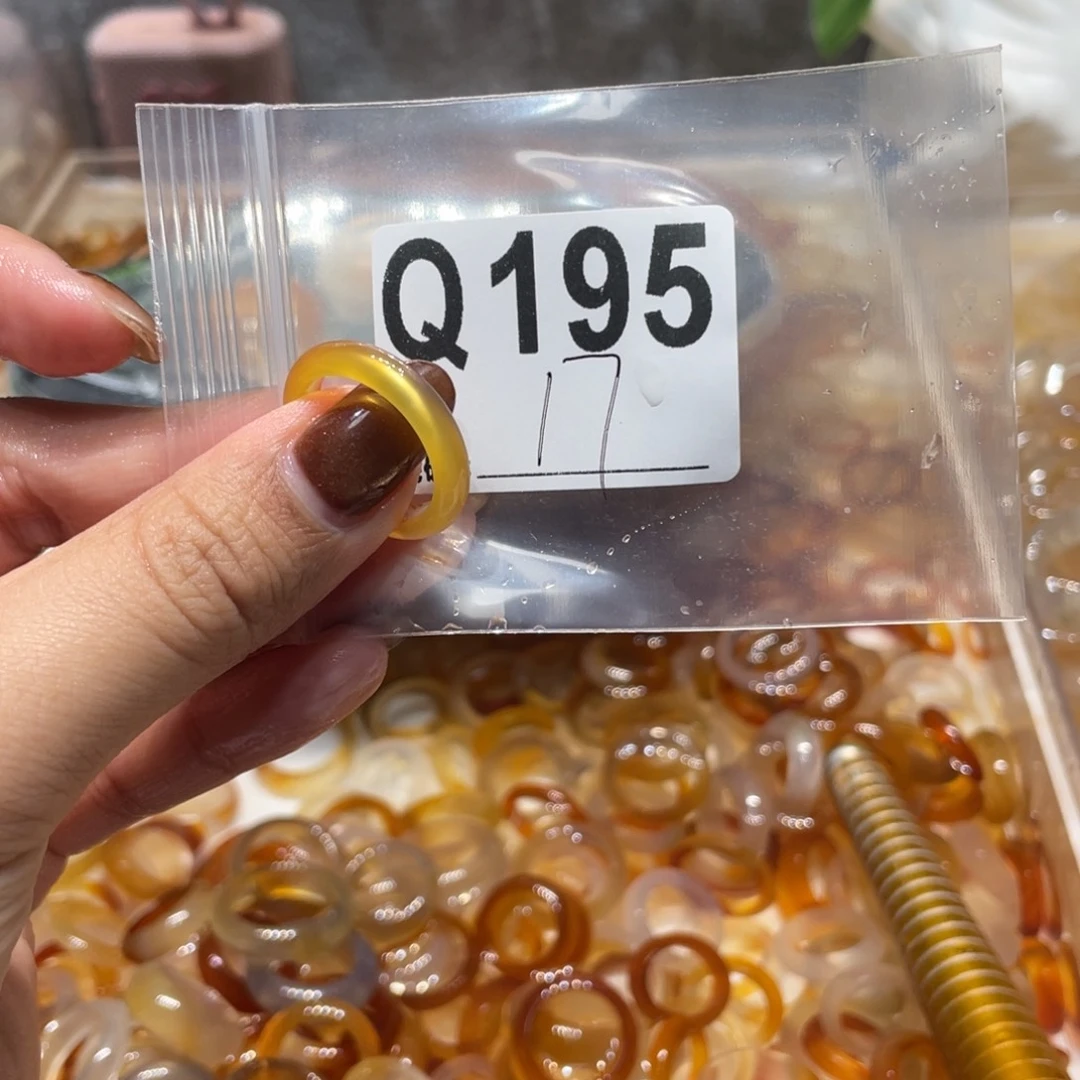 玛瑙/玉髓未镶嵌戒指195