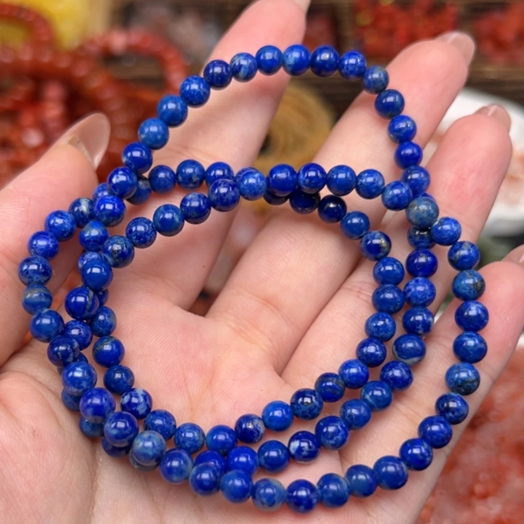 青金石未镶嵌手链多样性