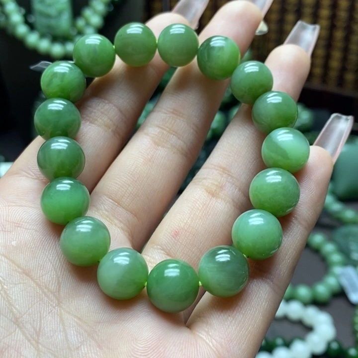 和田玉手串未镶嵌