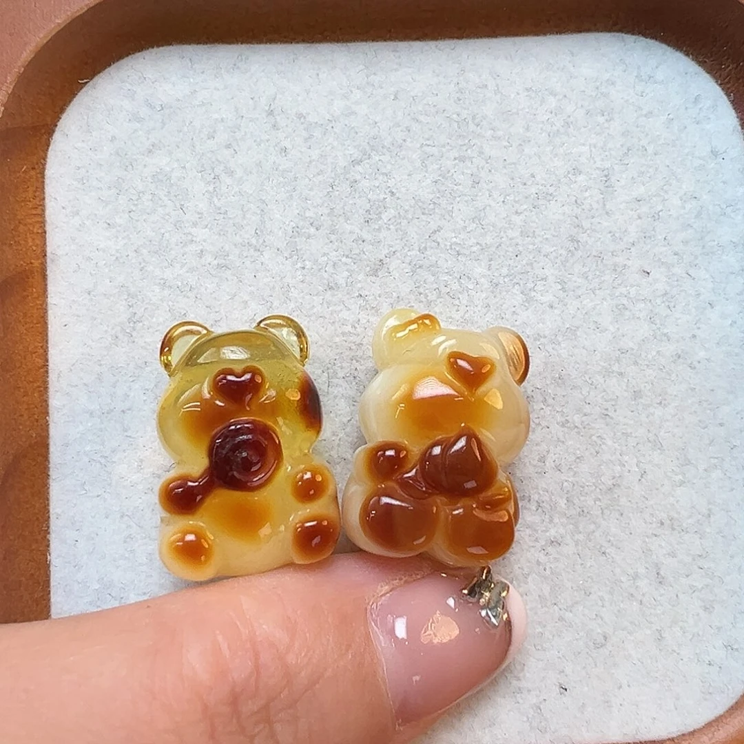 未镶嵌琥珀珠宝奇石迪***曼