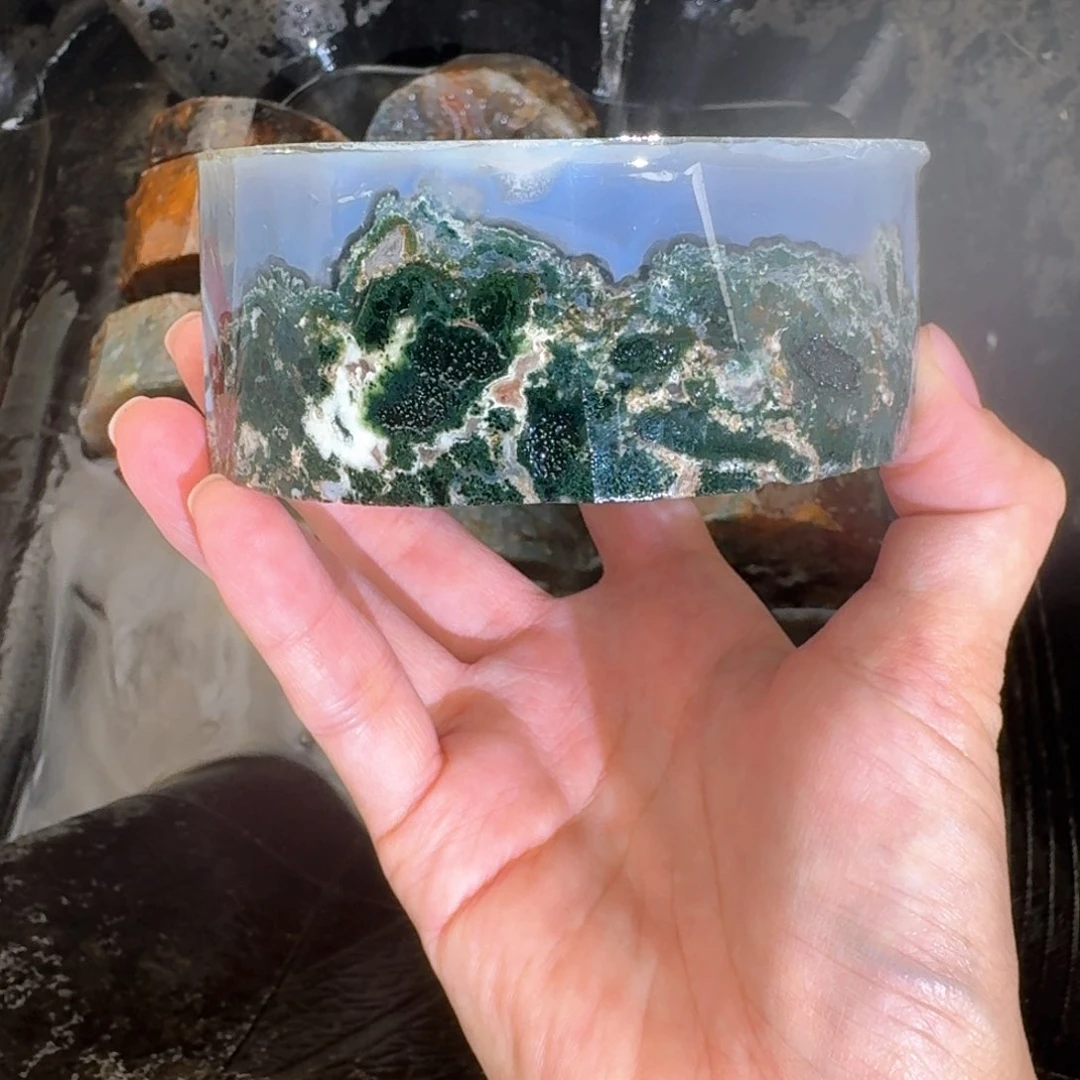 定制玛瑙风景绿草62
