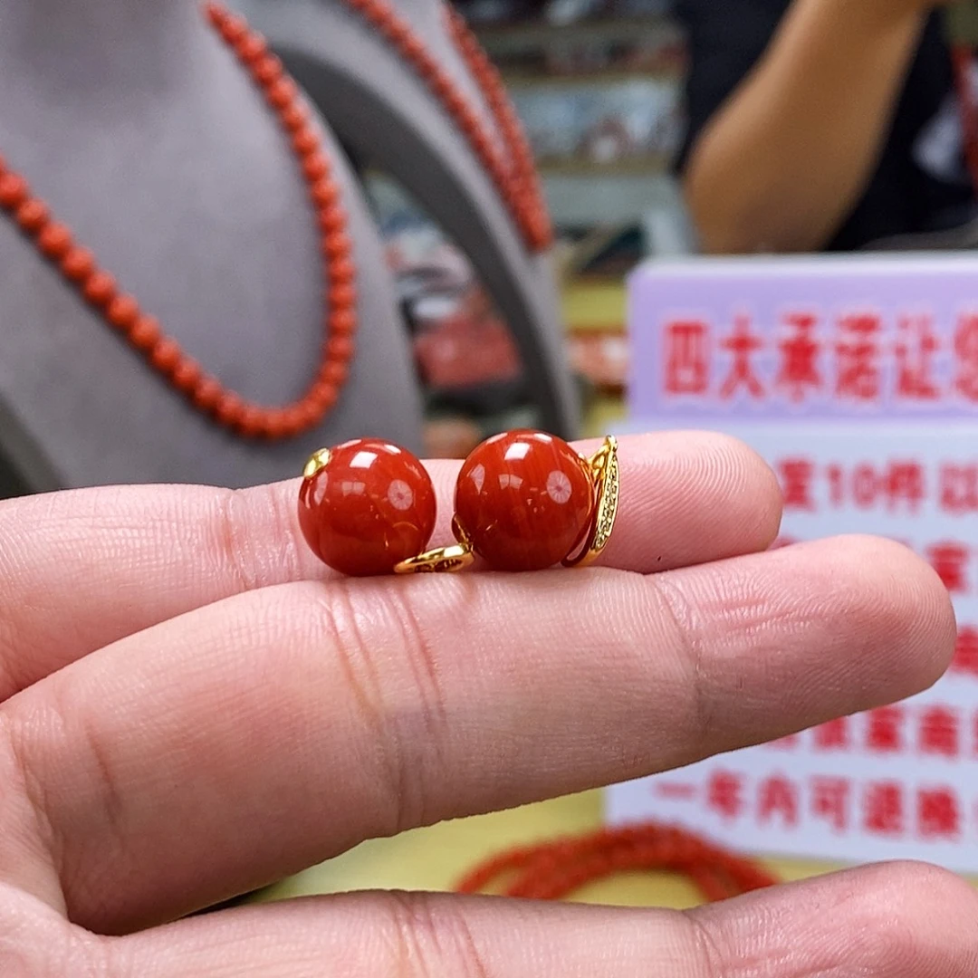 南红玛瑙多样式发一未镶嵌12mm