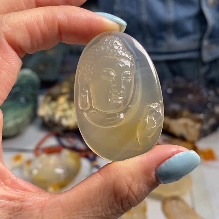 玛瑙/玉髓吊坠(不含链)未镶嵌