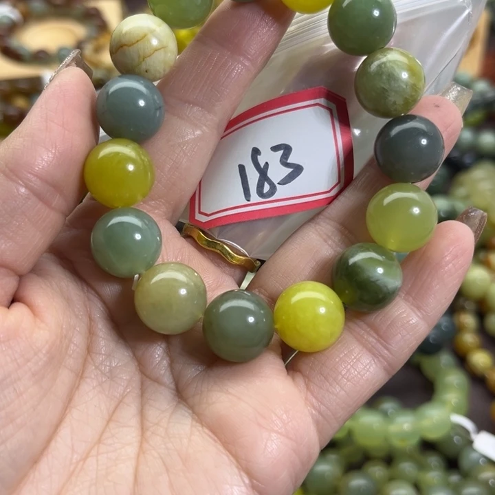 蛇纹石玉未镶嵌手链