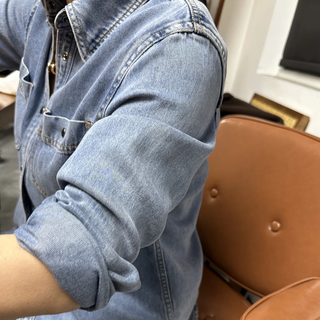 NZ女士9025秋冬宽松显瘦牛仔衫丹姐推荐