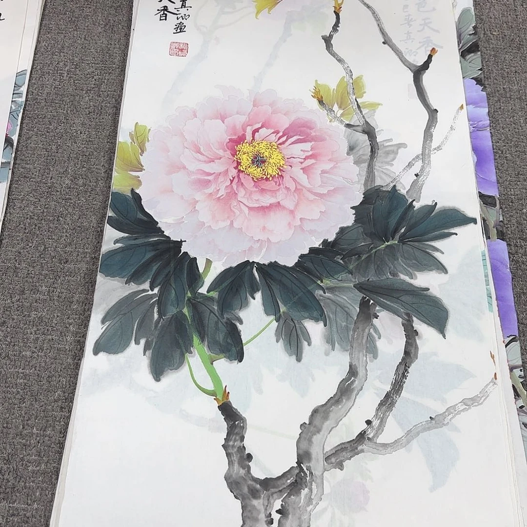 国画国画作品多次在国内外