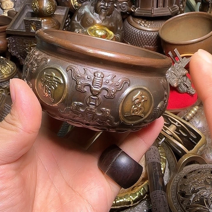 铜器办公室茶室摆件