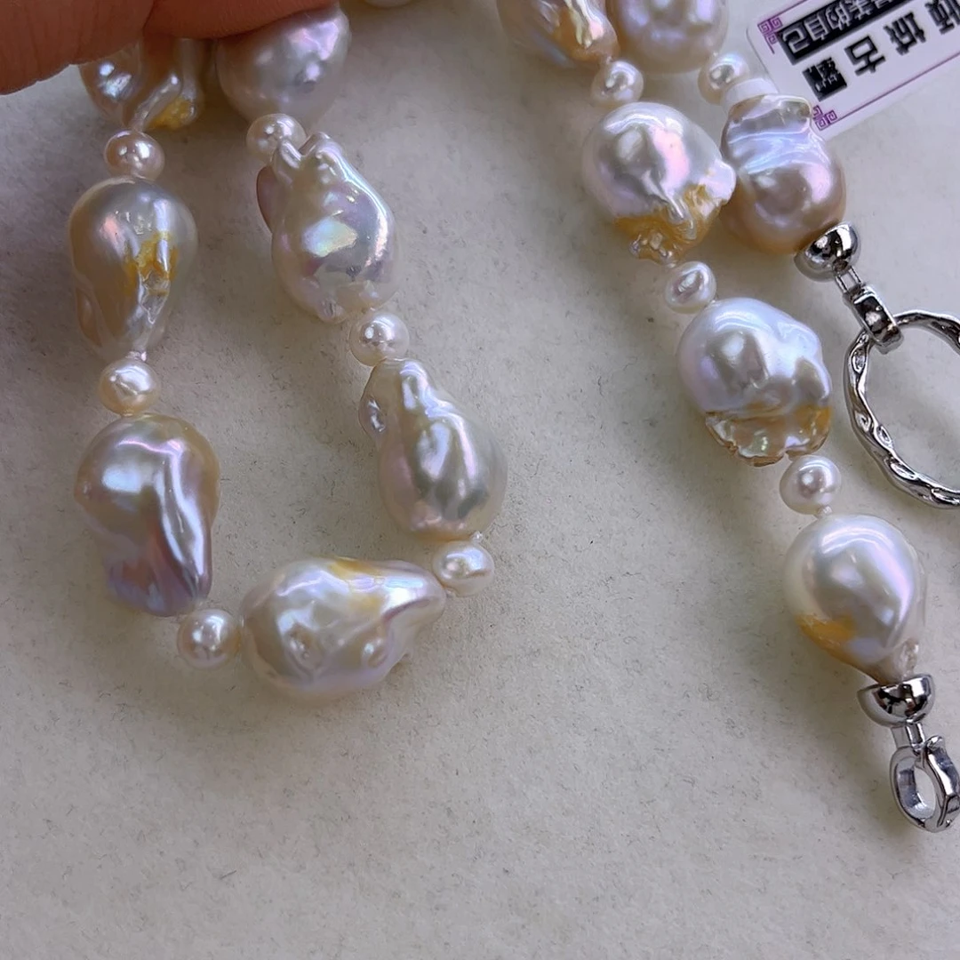 未镶嵌淡水珍珠项链定制236噜*噜